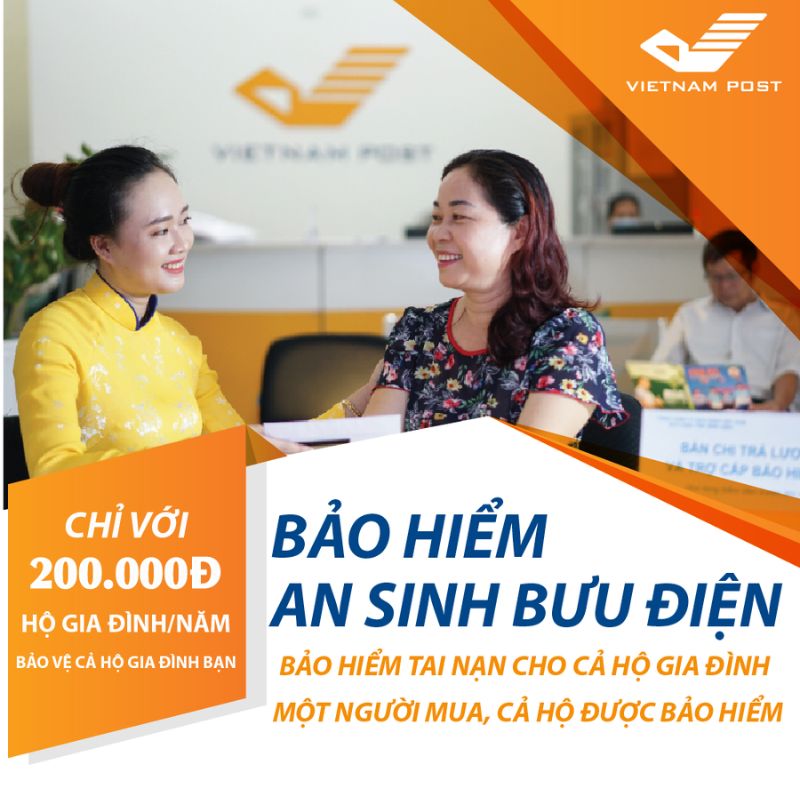 An Sinh Bưu Điện - Bảo Hiểm Tai Nạn Hộ Gia Đình